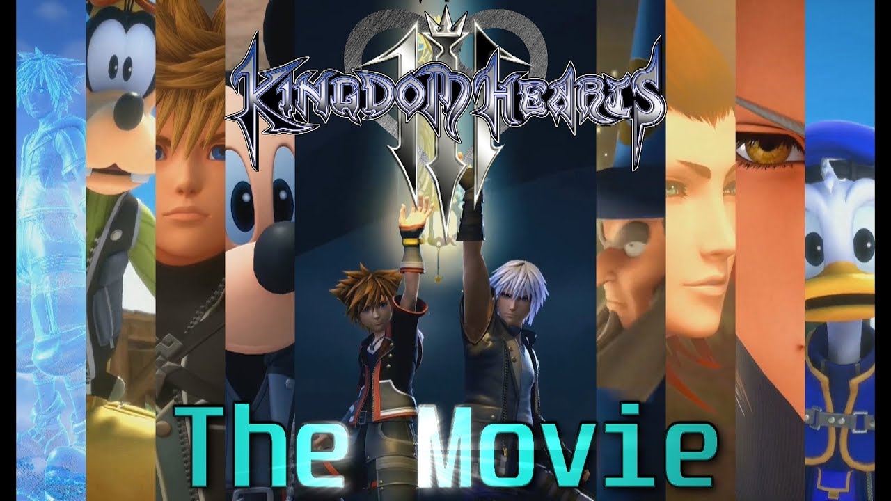 Kingdom Hearts 3 The Movie - All Cutscenes English (HD 1080P)