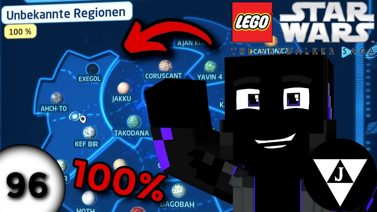Die UNBEKANNTEN REGIONEN zu 100% ABGESCHLOSSEN! - #96 Lego Star Wars Die Skywalker Saga 100%
