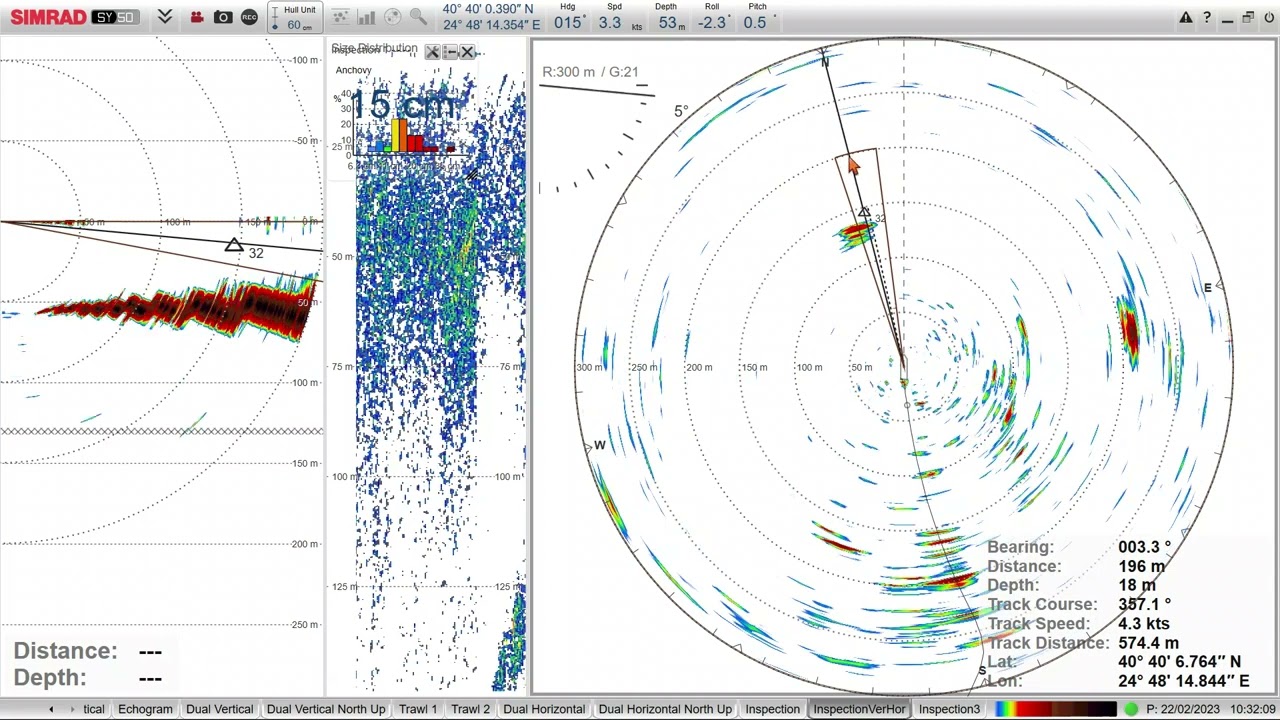 SIMRAD SY50 Omni Sonar Day light