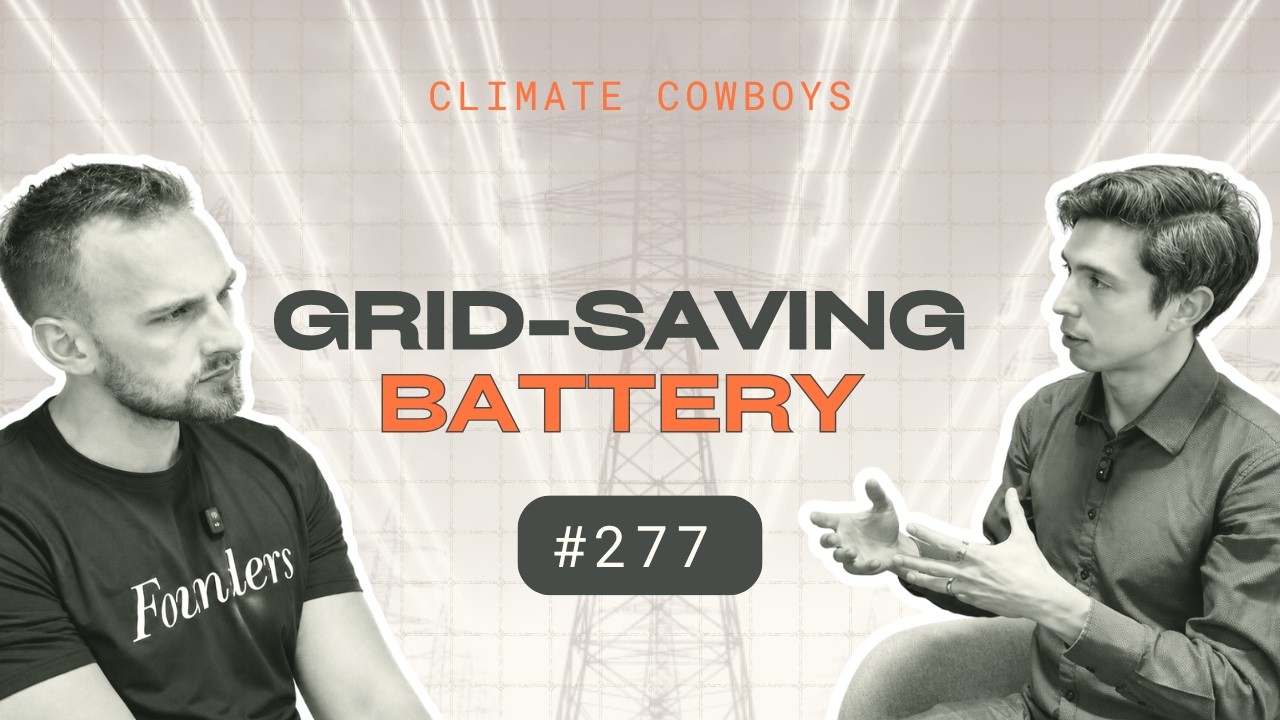 #277 The Battery That Lost the EV Race but Could Save the Grid | Antonio Baclig (Inlyte Energy)