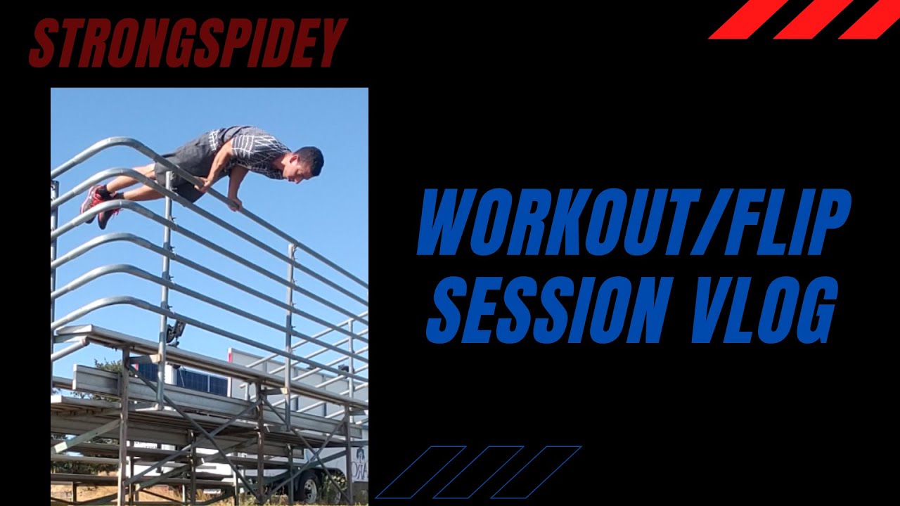 Workout/Flip Session Vlog On College Campus