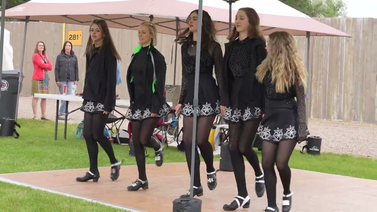 Three Drink Minimum and step dancers at Cheyenne Celtic Festival day 2- Cheyenne, WY - June 9, 2024.