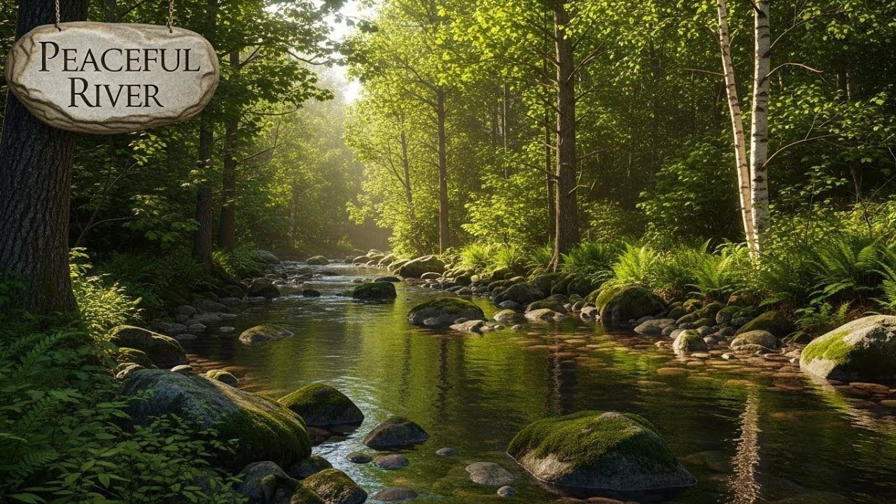 Serene River Water 🌿 Gentle Flowing Ambience for Sleep, Calm, and Meditation #315