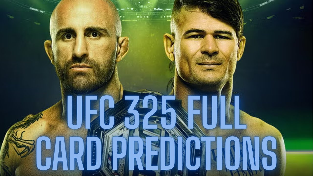 UFC 325 FULL CARD PREDICTIONS