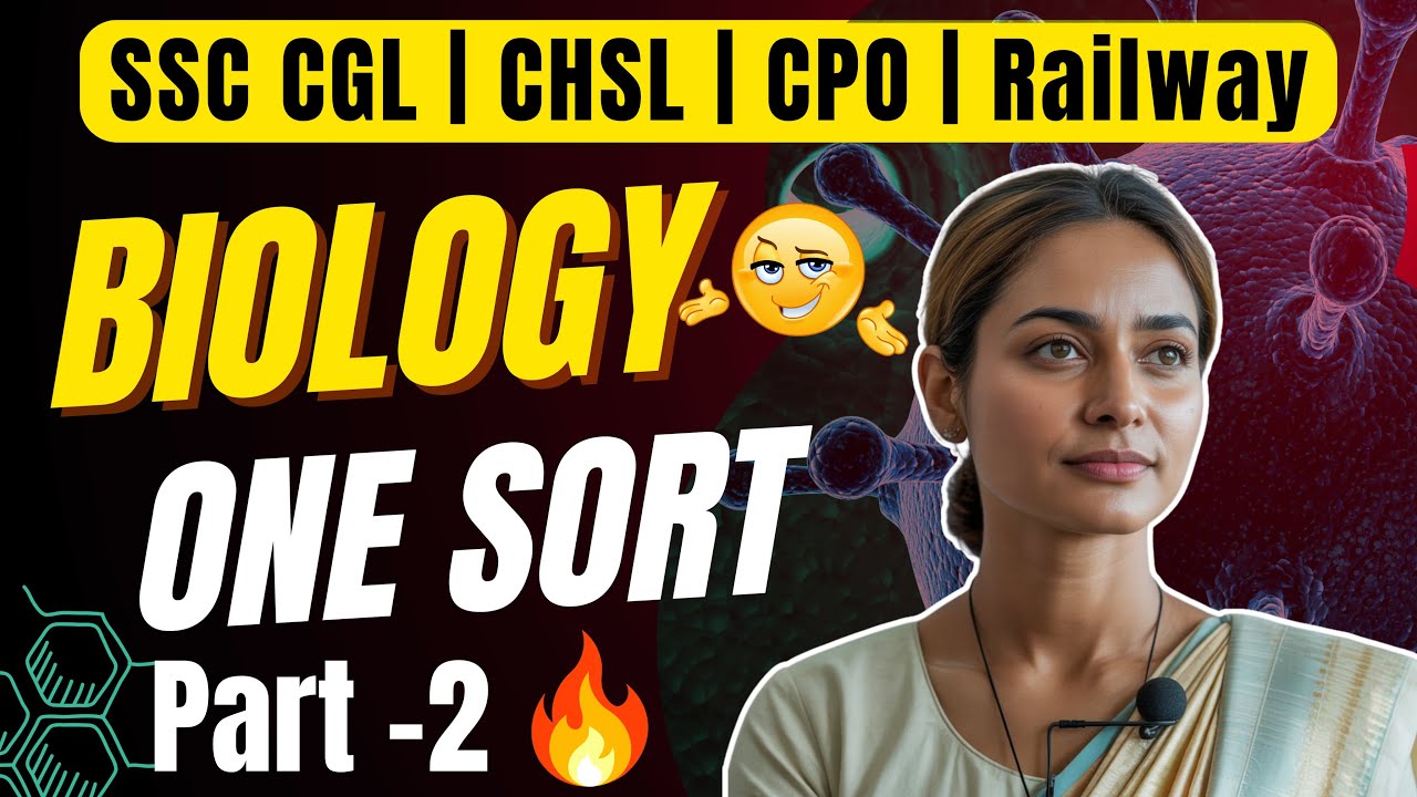 Biology Par-2 | SSC CGL, CHSL, CPO | Complete Basic Biology for SSC Exams | One Shot