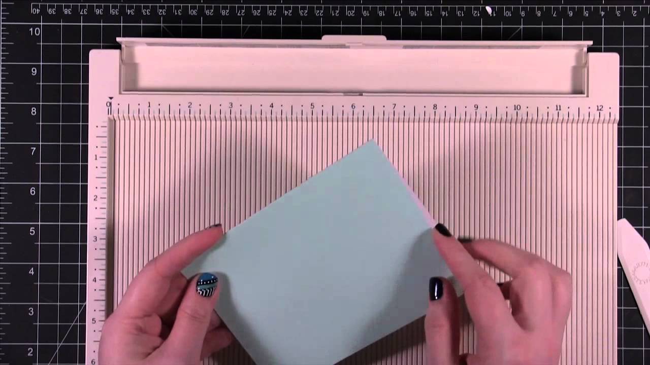 Card Making and Paper Crafting Quick Tip - Martha Stewart Crafts Scoring Board