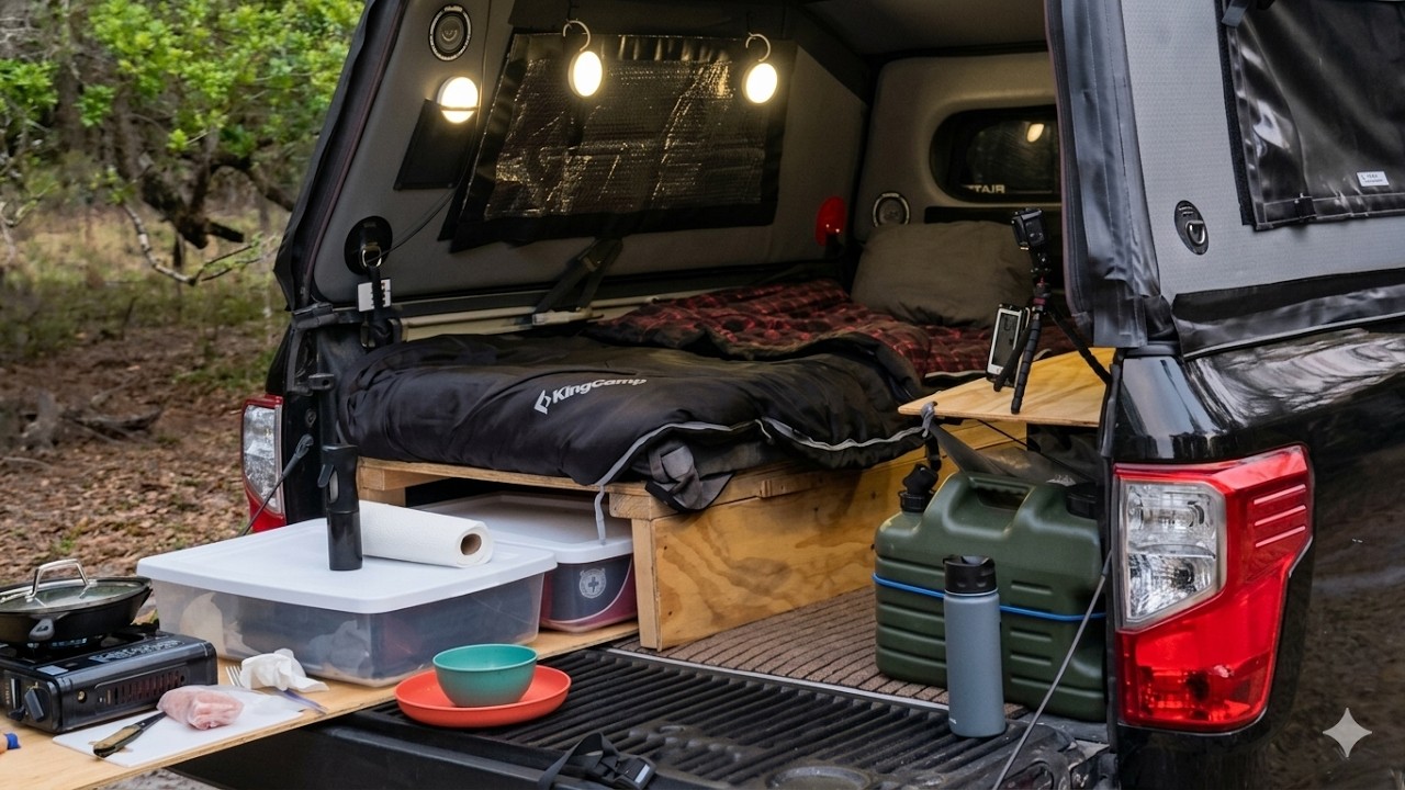 Solo Truck Camping at The Abandoned Cattle Town of Kicco