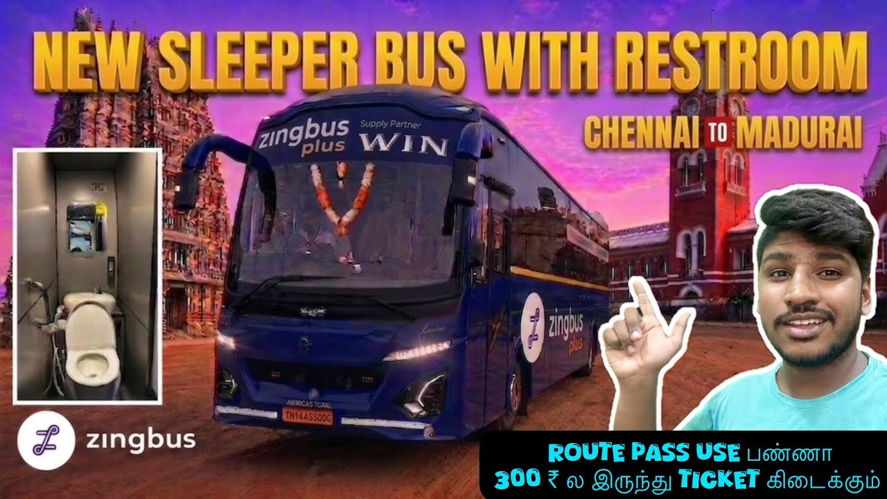 🚌MADURAI போறவங்களுக்கு The Best Bus!!🤩ZINGBUS  PLUS TRAVEL VLOG | CHENNAI-MADURAI | SAMEE EXPLORES