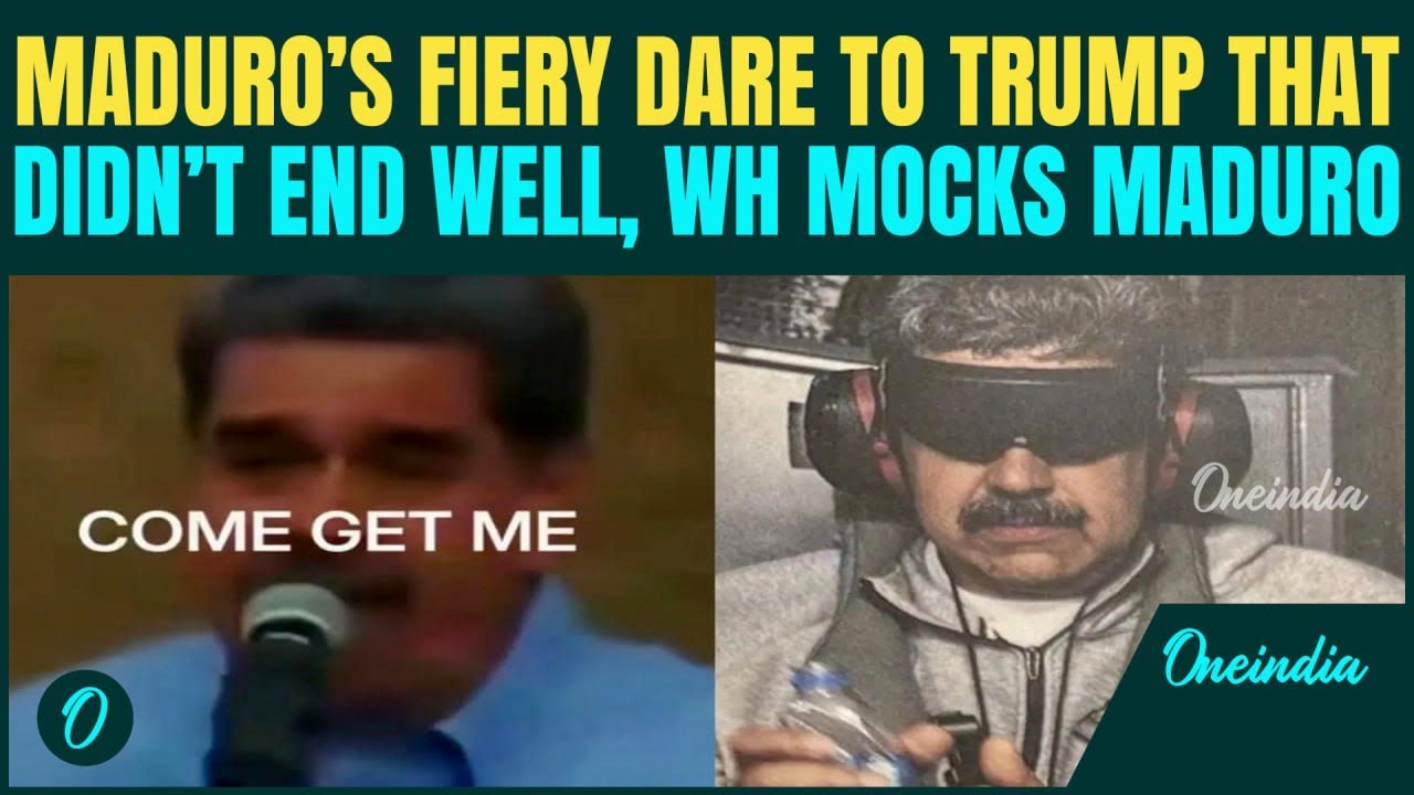 US MOCKS Trump's BRUTAL CAPTURE Of Maduro- MAKES FUN Of Maduro's ‘Come and Get Me’ Dare to Trump