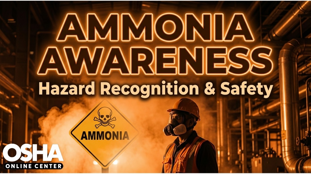 Ammonia Awareness Training | Ammonia Safety, Handling & Leak Response  | Online Training Certificate