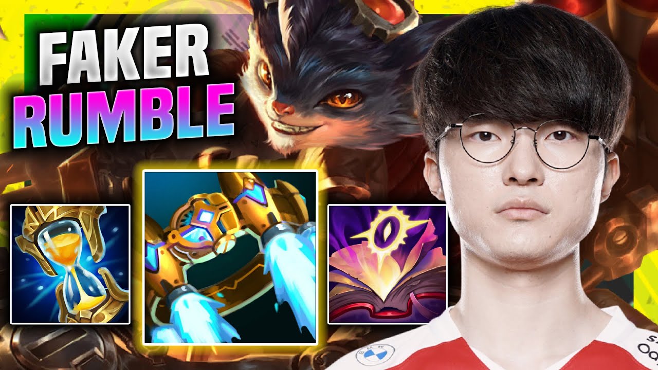 FAKER UNSTOPPABLE WITH RUMBLE! - T1 Faker Plays Rumble Jungle vs Diana! | Season 11