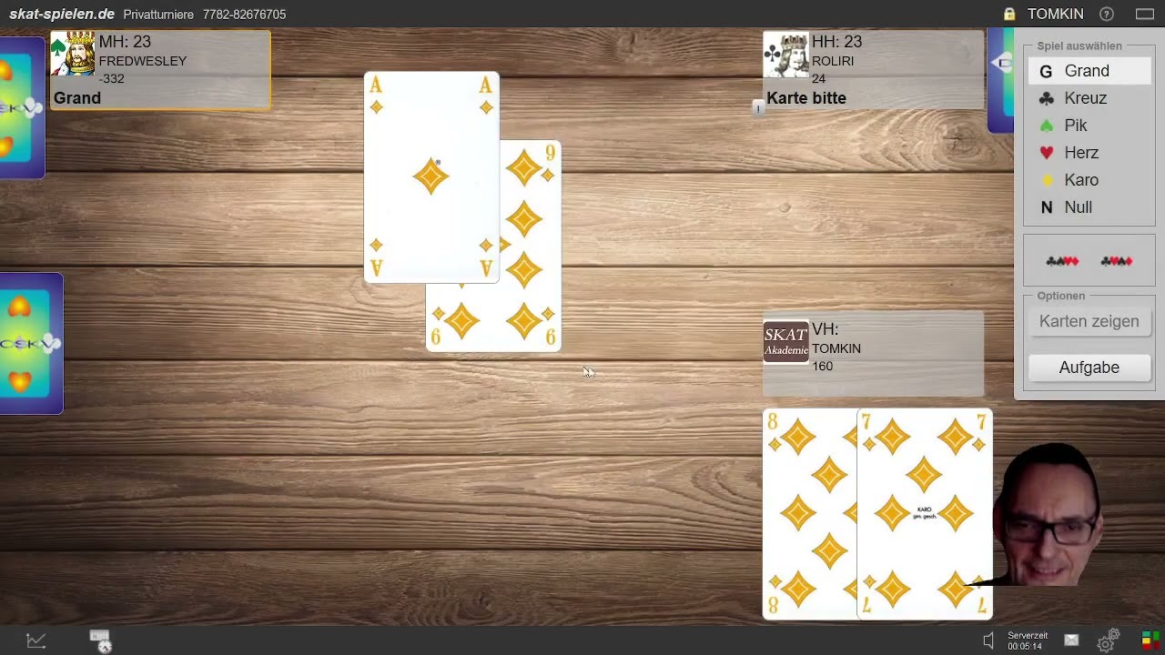 Cent-Skat skat-spielen.de mit Fredwesley & Roliri #718