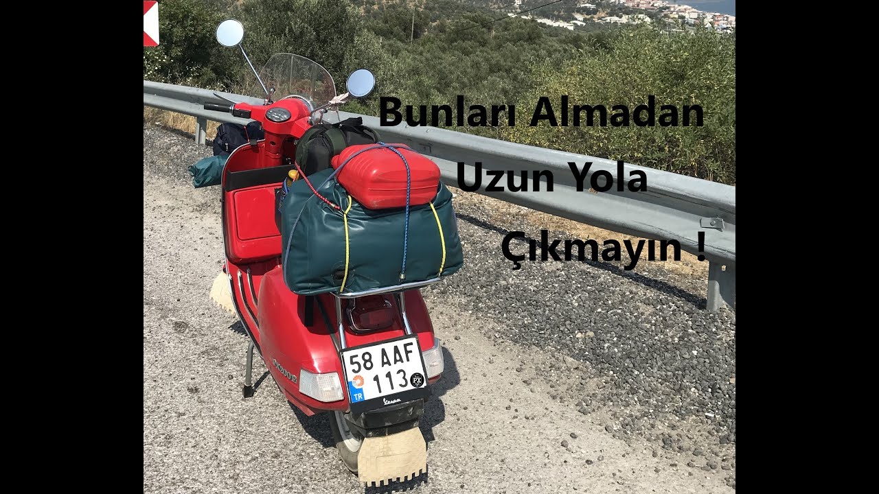 Uzun Yol Avadanlığı #vespa #px200