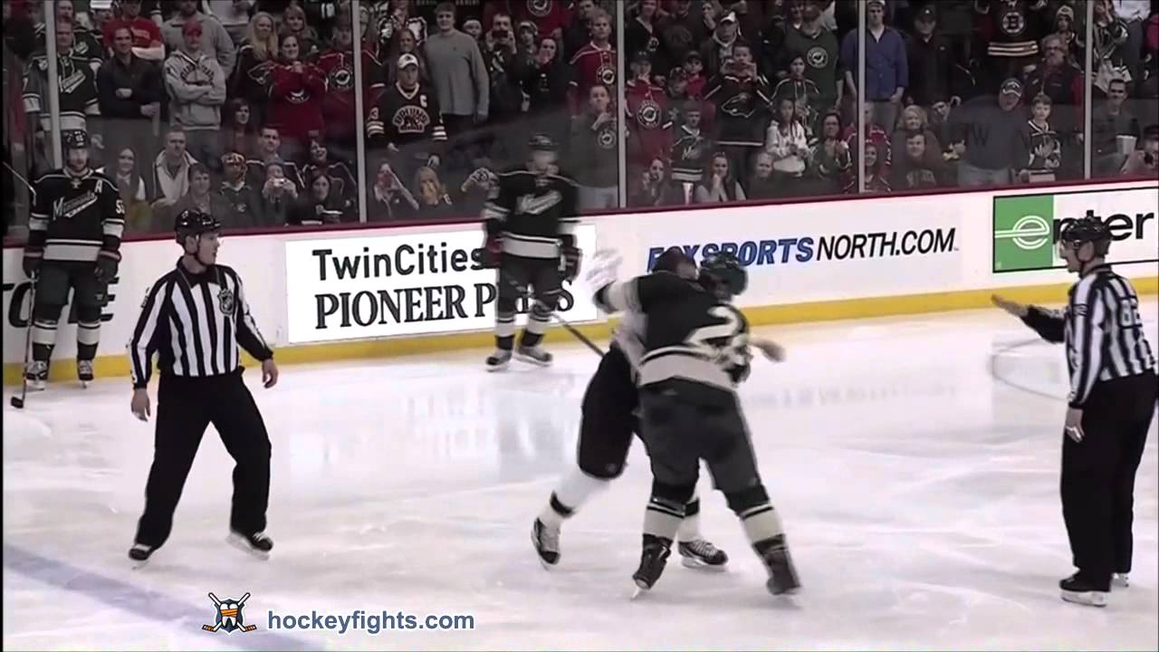 Shawn Thornton vs Matt Kassian Feb 19, 2012