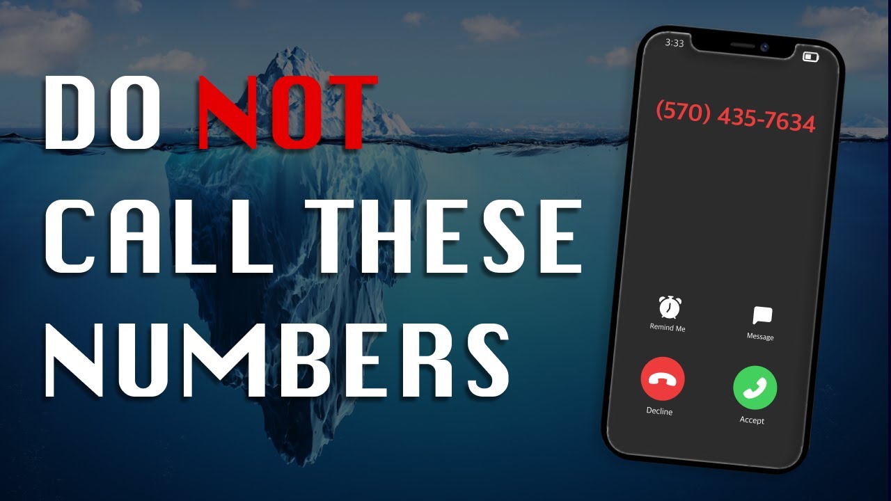 The Creepy Phone Numbers Iceberg Explained
