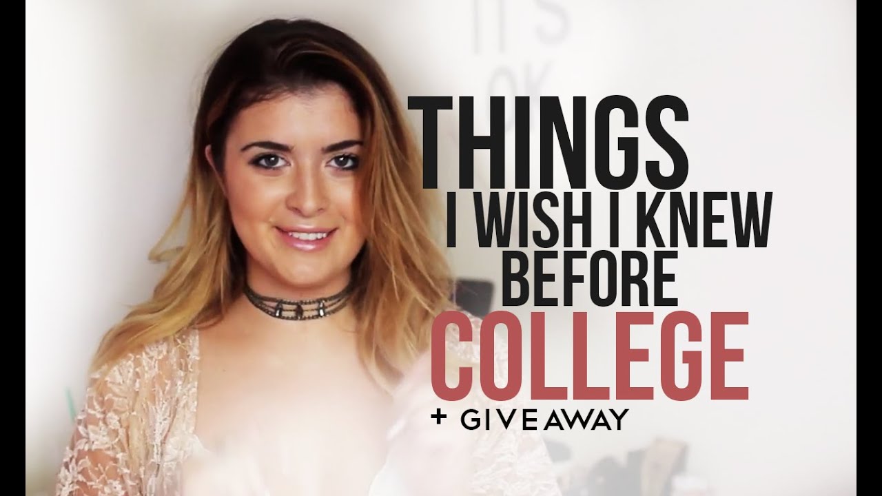 THINGS I WISH I KNEW BEFORE COLLEGE | Q&A + Giveaway