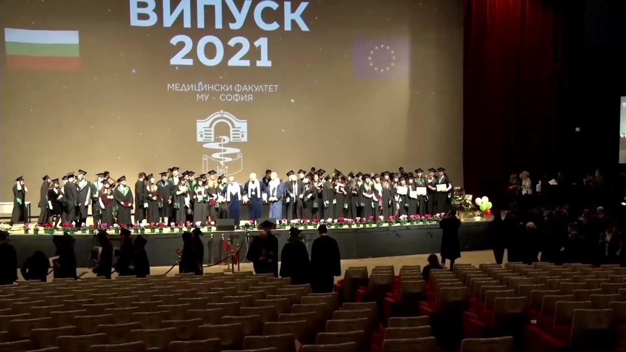 ВИПУСК 2021 НА МЕДИЦИНСКИЯ ФАКУЛТЕТ КЪМ МУ -СОФИЯ