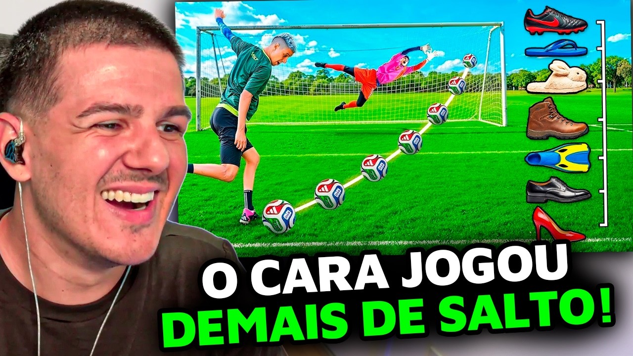 A CADA GOLAÇO, MUDA O CALÇADO! - wardi REACT!