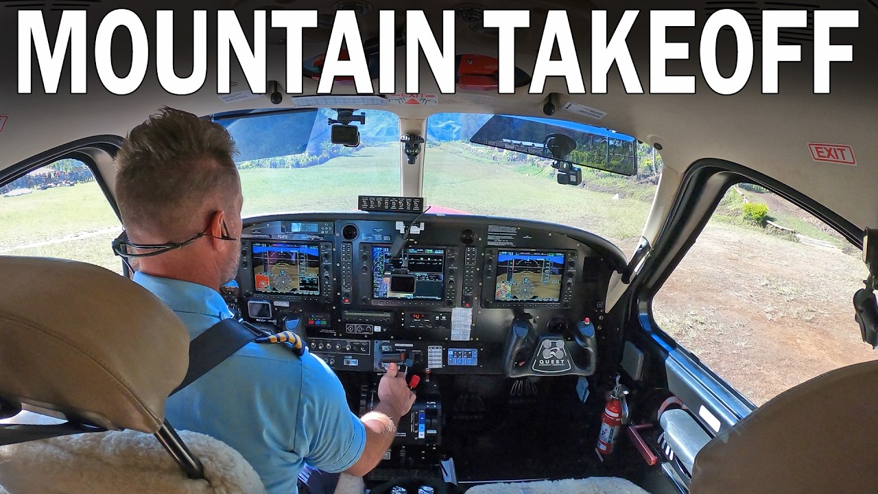 EPIC Mountain Top Takeoff and Landing in Papua New Guinea