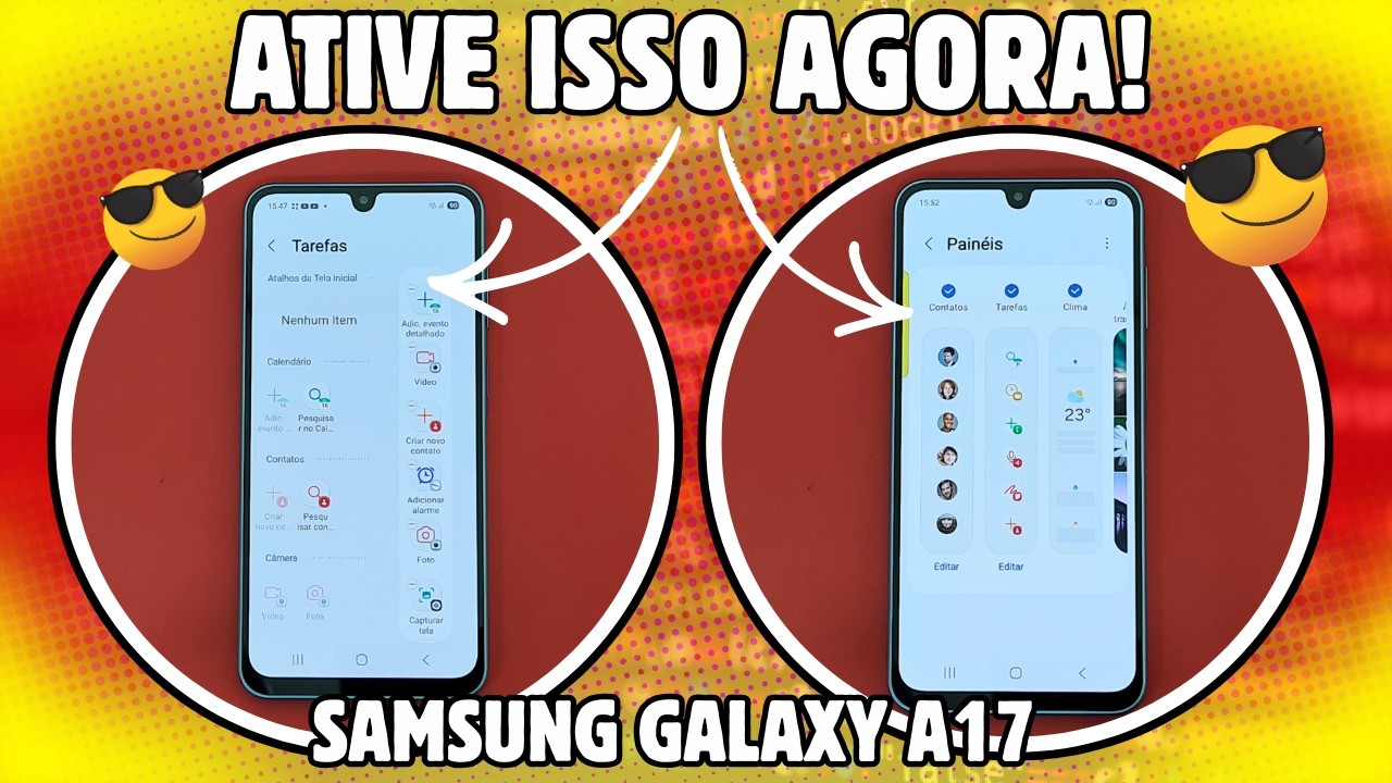 Samsung Galaxy A17: Ative o PAINEL DE TAREFAS e Mude Sua Produtividade! 🚀