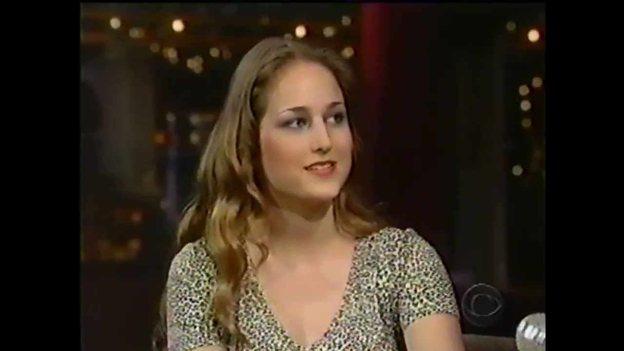 Leelee Sobieski on David Letterman