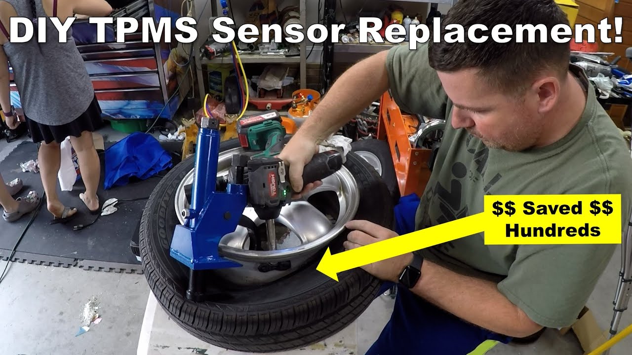 DIY TPMS Sensor replacement! 2011 Mini Cooper aluminum rims & bead breaker.