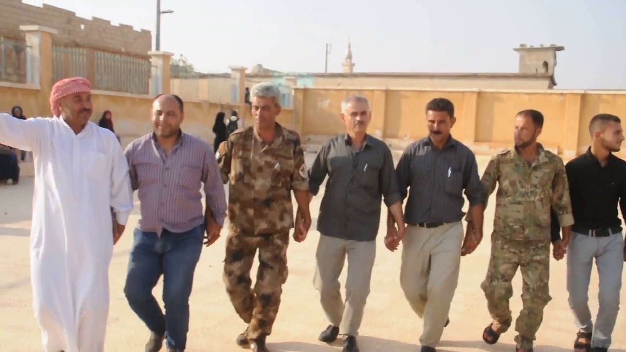 مقاطعة الشهباء فرحة أهالي قرى وضواحي فافين لأقتراب موعد أنتخابات الكومينات. فافين 3