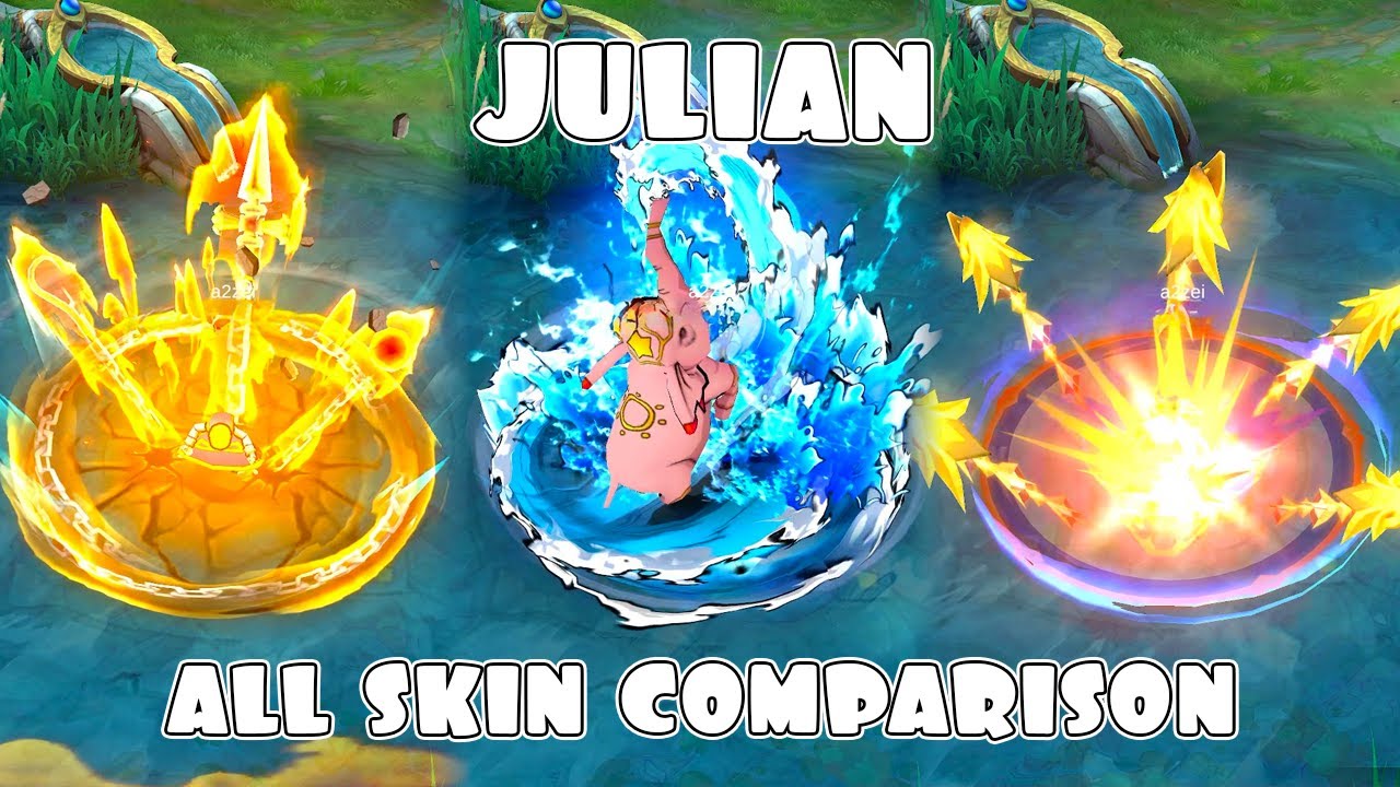 Julian All Skin Comparison