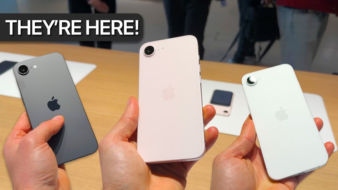 iPhone 17e: все цвета. Первый взгляд!