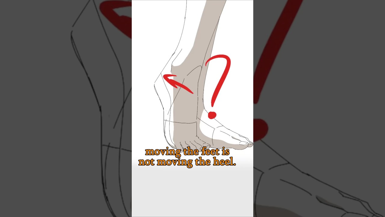 Mistake When Drawing Feet - Quick Art Tips #art #sketch #shorts #tutorial #drawingtutorial #anime