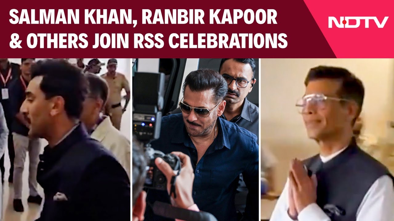 Salman Khan, Akshay Kumar, Ranbir Kapoor Join RSS Centenary Celebrations In Mumbai