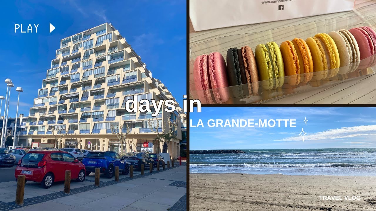 days in la grande motte 🇫🇷 shopping, eating out, exploring france
