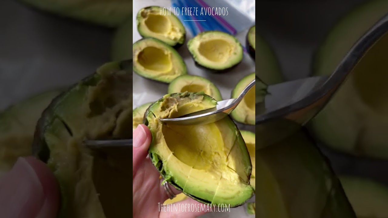 How to Freeze Avocados without Turning Brown!