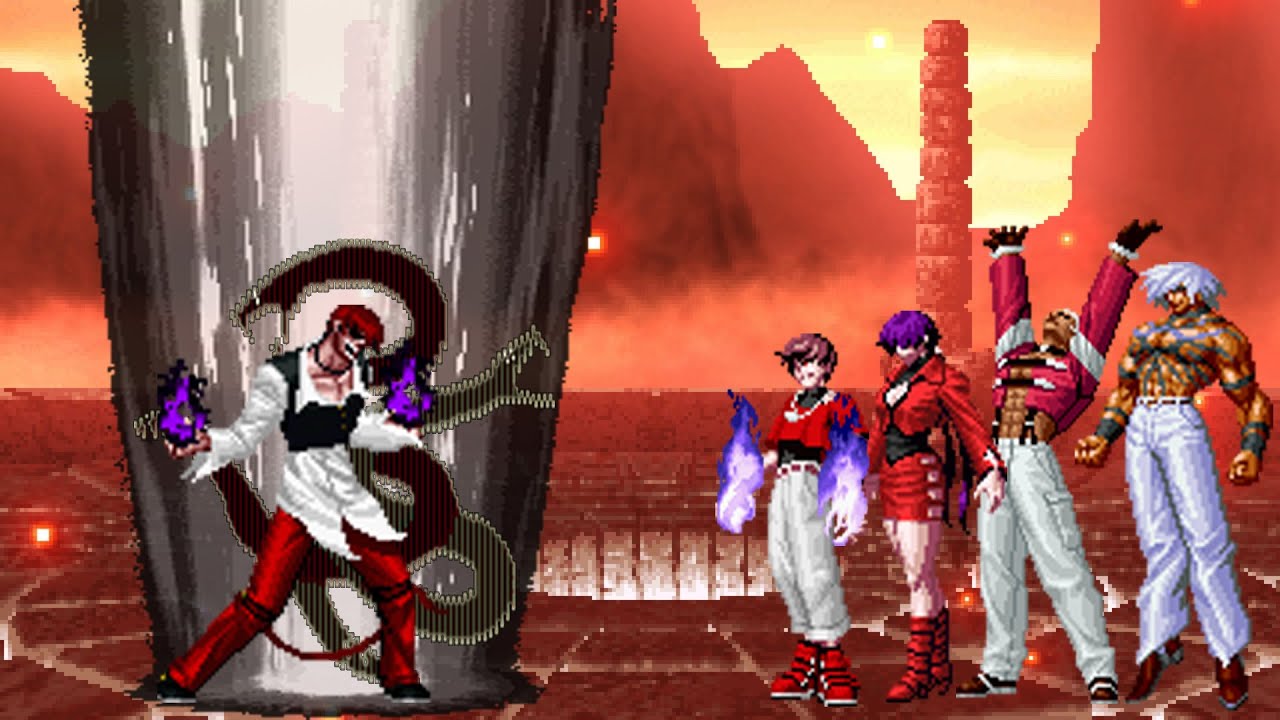 [KOF Mugen] Orochi iori Av Vs. Kof 97 Team