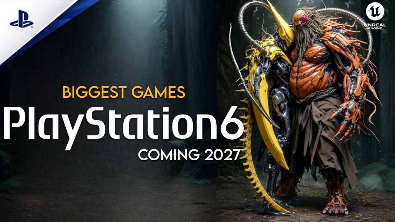 25 OGROMNYCH gier na PS6, PS5, Xbox, PC i NS2, kt&oacute;re ZMIENIĄ PRZYSZŁOŚĆ GIER (2027)