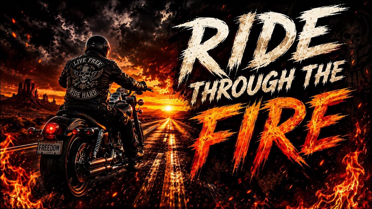 Ride Through The Fire 🔥 | Epic Biker Rock Anthem