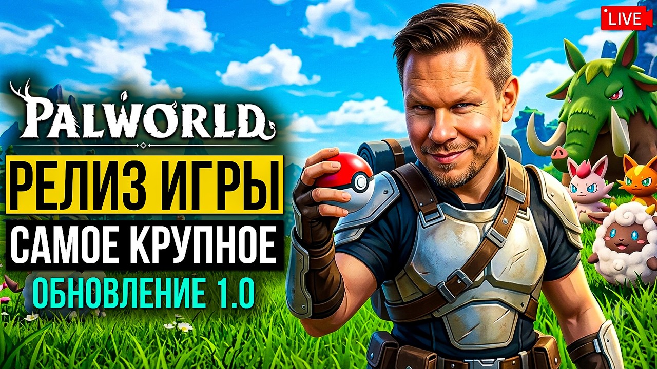 РЕЛИЗ PALWORLD 1.0! Масштабное обновление и новый контент! Запустил свой сервер 24/7