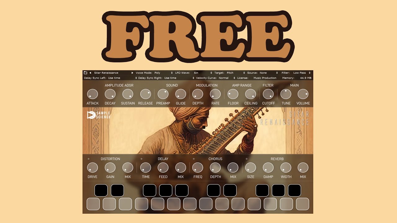 FREE Sitar Renaissance by Sample Science