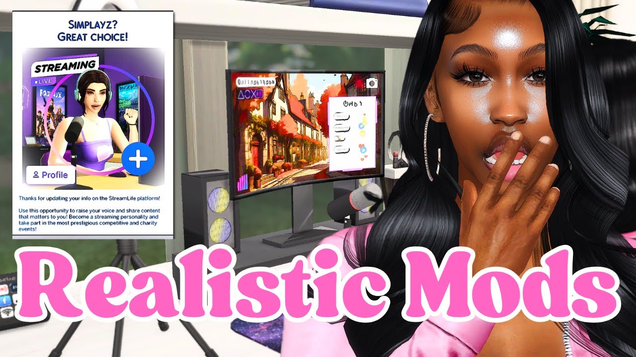 Sims 4 Top Streamer Mod ⭐ | Realistic Gaming, Endorsements & Fame
