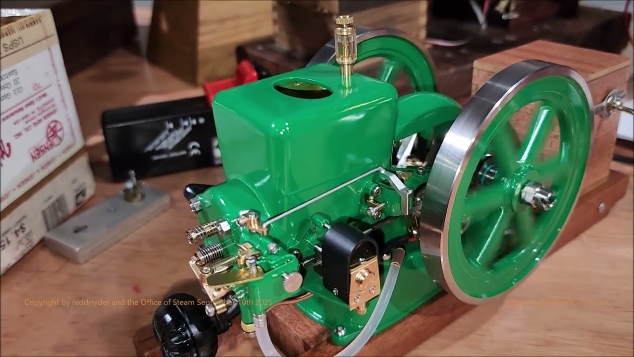 Z01 Running Model Fairbanks Z Gas Engine Throttle Governed from Jin at okmomodel.com  (Microcosm)
