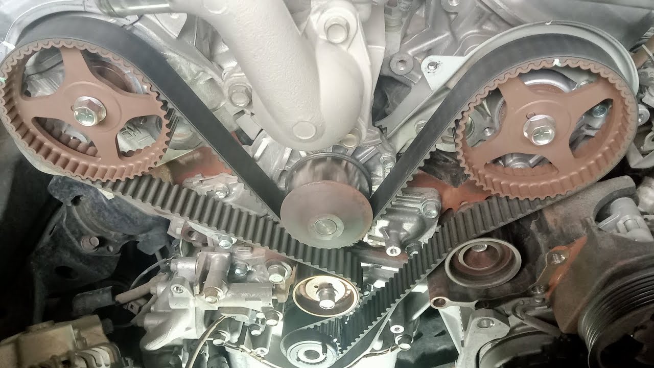 Mitsubishi Pajero( how to put Timing belt) TDC ( top dead center)