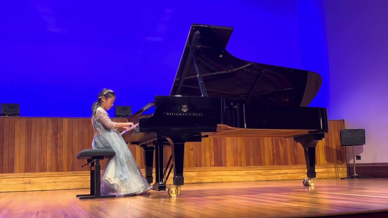 Sonatina Op.36 No.2 Mvt. 1 by Clementi | Child Piano Performance