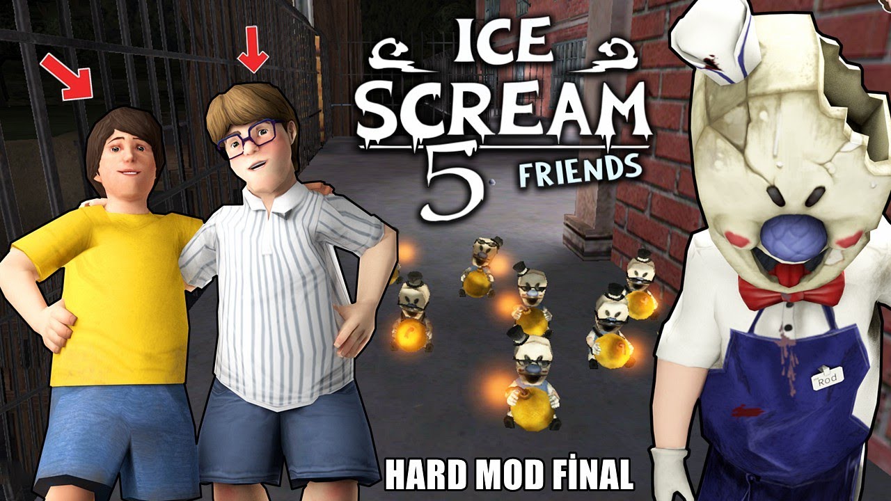 İCE SCREAM 5 EN ZOR MODDA (HARD MOD) BİTİRDİM - İCE SCREAM 5 FRİENDS : MİKE'S ADVENTURES
