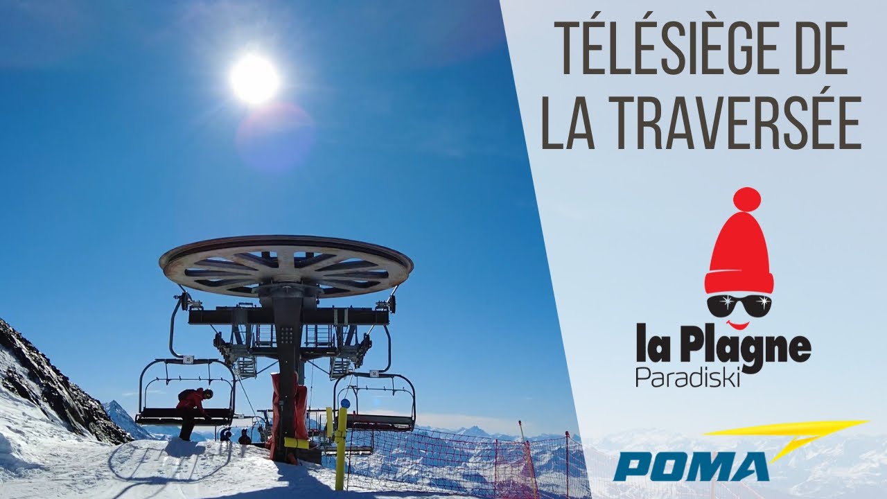 Télésiège de la Traversée | La Plagne - Glacier de Bellecôte (✟)