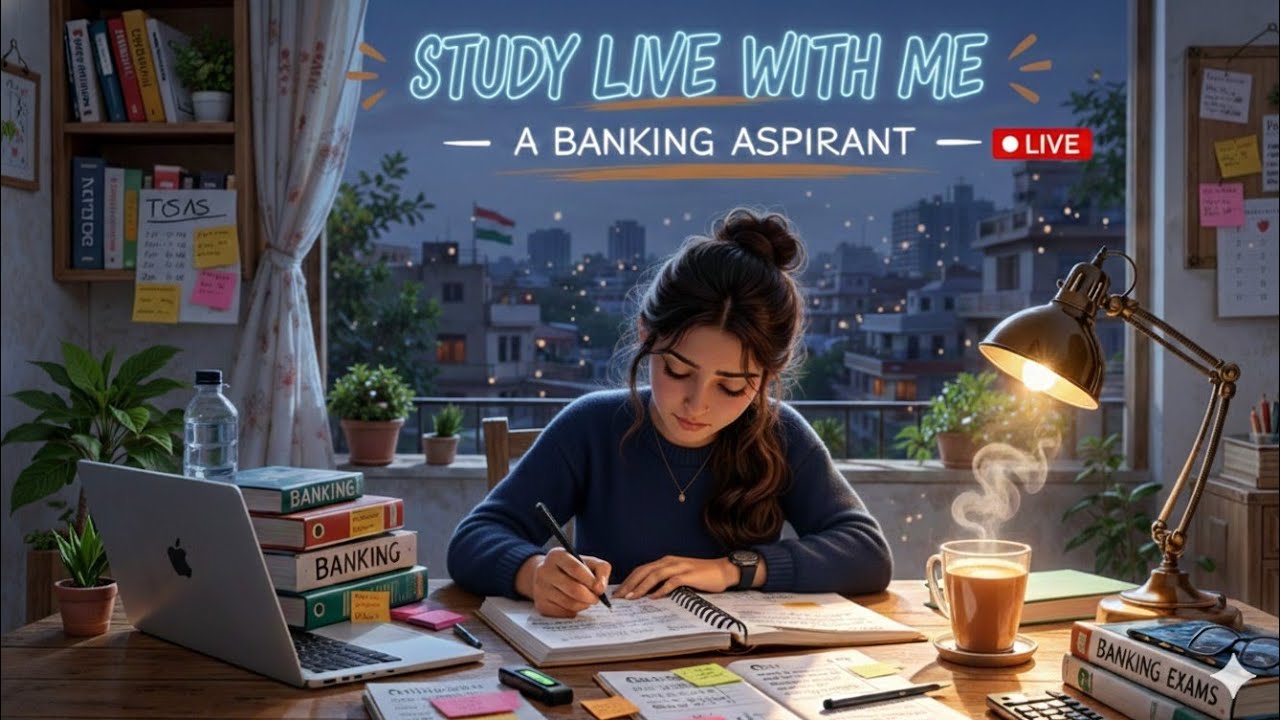 Focused Banking Preparation | 9 PM – 1 AM 📖#sbi #thesewalls #study #motivation #study #hitthewall