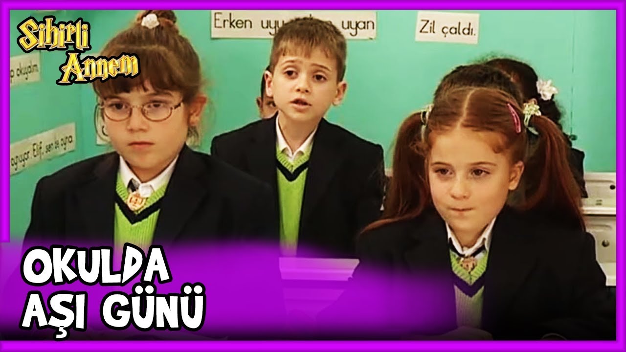 &Ccedil;ilek ve Sınıf Arkadaşları Aşı Olmaktan Korkuyor - Sihirli Annem 77. B&ouml;l&uuml;m