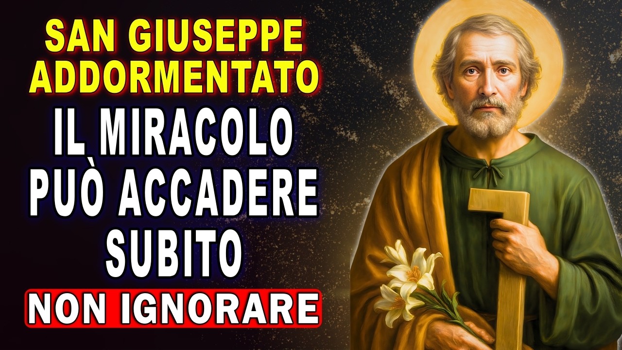 Preghiera a SAN GIUSEPPE ADDORMENTATO per quando la Mente è Confusa 🙏