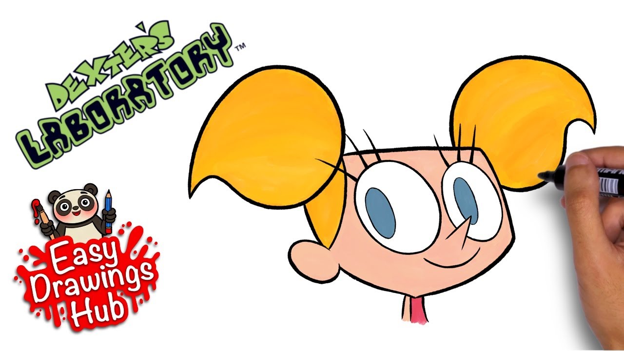 How to draw Dee Dee from Dexter's Laboratory
