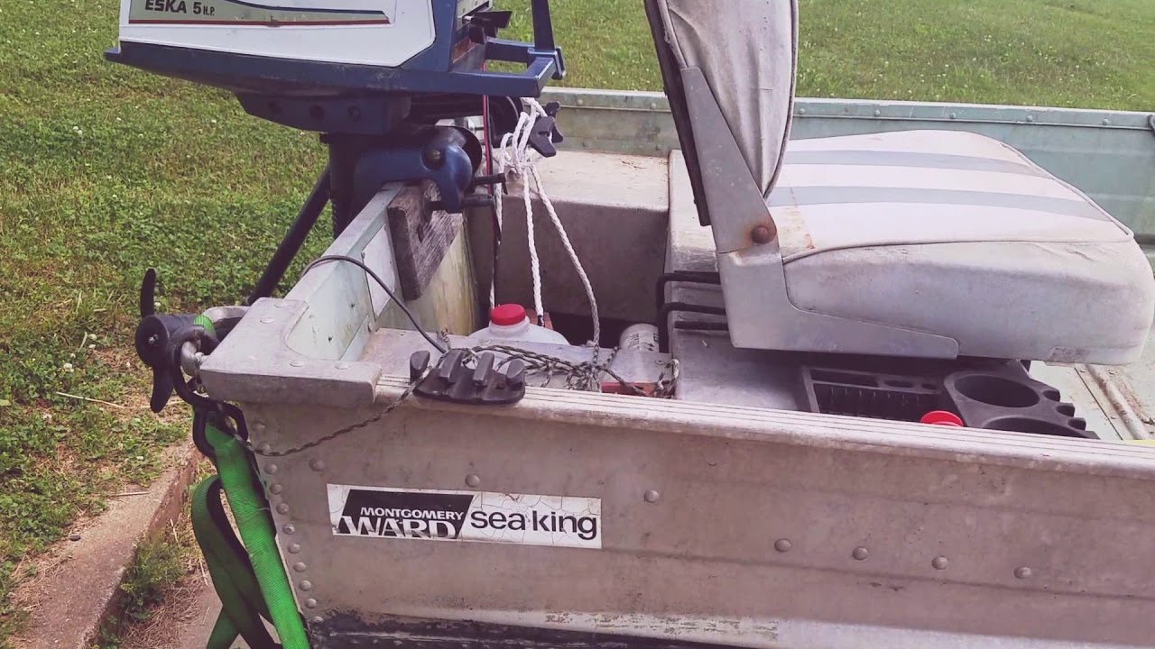 12 ft Sea king boat upgrades