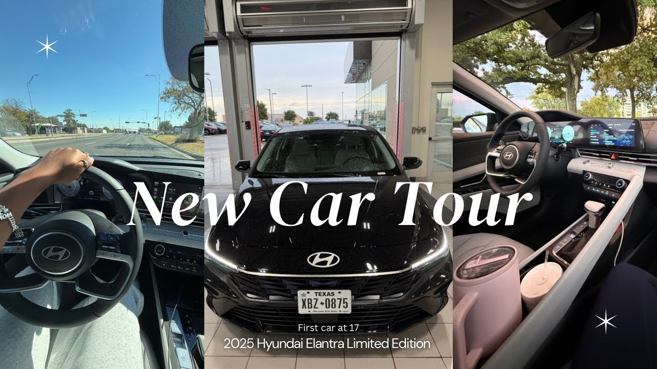 Car Tour | My First Car At 17! Brand New Hyundai Elantra 2025